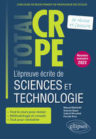 L'épreuve écrite de sciences et technologie, Nouveau concours 2022