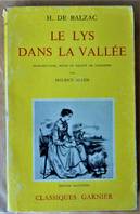 Le Lys dans la vallée. Introduction, notes et relevés de variantes par Maurice Allem.