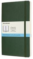 Carnet pointille grand format souple vert myrte