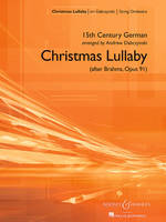 Christmas Lullaby, after Brahms op. 91. string orchestra. Partition et parties.