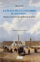 La place de la Concorde se souvient