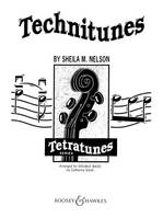 Technitunes, double bass. Recueil de pièces instrumentales.