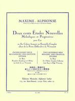 200 Études Nouvelles Mélodiques et Progressives, Volume 1 : 70 études très faciles et faciles