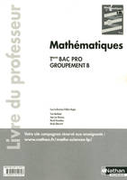 Mathématiques Tle Bac Pro Groupement B Industriel Livre du professeur