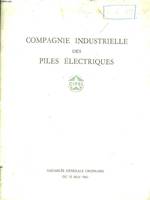 COMPAGNIE INDUSTRIELLE DES PILES ELECTRIQUES