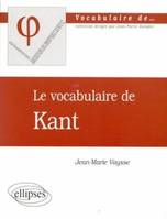 Le vocabulaire de Emmanuel Kant - Collection 