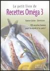 Le petit livre des recettes Oméga 3