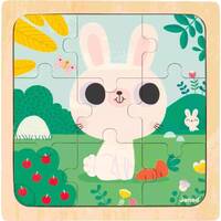 Puzzle 9 pcs - Lapin Blanc