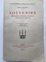 Souvenirs des milieux littéraires, politiques, artistiques et médicaux. Tome II. Au temps de Judas - Vers le Roi - Alphonse Daudet