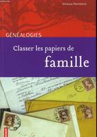 Classer les papiers de famille