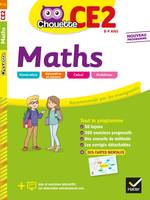 Maths CE2, 8-9 ans, cahier d'entraînement et de révision