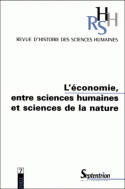 RHSH n°7 - L'économie, entre sciences humaines et sciences de la nature