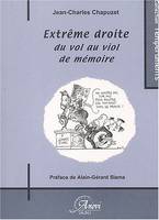 Extrême droite. Du vol au viol de mémoire, essai