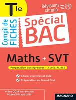 Spécial Bac Compil de Fiches Maths-SVT Tle Bac 2024, Tout le programme des 2 spécialités en 119 fiches visuelles