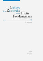 Cahiers de la recherche sur les droits fondamentaux n° 18 : La vulnérabilité, Cahiers de la recherche sur les droits fondamentaux