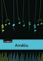 Le carnet d'Amélia - Musique, 48p, A5