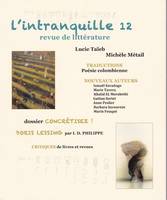 L'intranquille n 12 revue de litterature