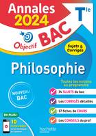 Annales Objectif BAC 2024 - Philosophie