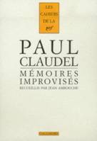 Mémoires improvisés, Quarante et un entretiens avec Jean Amrouche