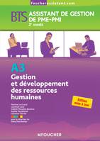 A3 Gestion et développement des ressources humaines 2e année BTS