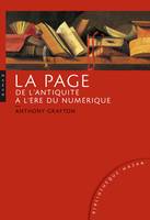 La page de l'antiquité à l'ère du numérique. Histoire, usages, esthétiques