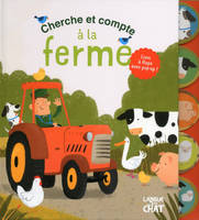 Mon livre à flaps et pop-up, Cherche et compte à la ferme - Livre à flaps avec pop-up !