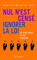 Nul n'est censé ignorer la loi, le droit pénal en dix histoires