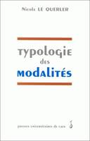 Typologie des modalités