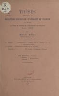 Contribution à l'étude des N dérive de la β phényl-éthylamine, Suivi de Proposition donnée par la Faculté : Réactions photochimiques