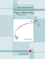 Peggy's Minute Rag, for piano trio. piano trio. Partition et parties.