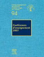 CONFERENCES D'ENSEIGNEMENT 2007