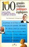 100 grandes citations politiques expliquées