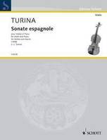 Sonate espagnole, violin and piano.