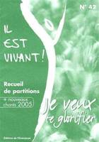 Je veux te glorifier - Recueil de partitions