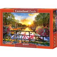 PUZZLE 1000 PCS - AMSTERDAM AVEC VELO