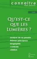 Fiche de lecture Qu'est-ce que les Lumières ? De Emmanuel Kant (Analyse philosophique de référence et résumé complet)