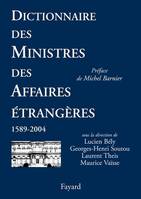 Dictionnaire des ministres des Affaires étrangères