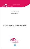 Sentiments et emotions, Essai sur les sciences sociales