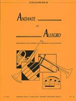 Andante et Allegro, Pour cornet en Sib ou saxhorn Sib ou trompette en Ut our Sib et piano