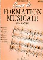 Cours de formation musicale Vol.4, Formation musicale