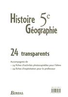 TRANSPARENTS HIST-GEO 5E 2005