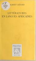 Littératures en langues africaines