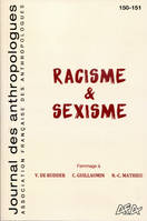 Journal des anthropologues, n° 150-151/2017, Racisme & sexisme