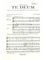 Te Deum, Brass Ensemble-Org-Vces-Vocal Score Mfb613V