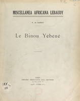 Le Binou Yébéné