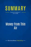 Summary: Money from Thin Air, Review and Analysis of Corr's Book