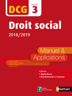 Droit social - DCG 3 - Manuel et applications, Format : ePub 3
