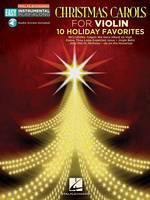 Christmas Carols - Violin: 10 Holiday Favorites, Easy Instrumental Play-Along Book with Online Audio Tracks