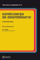 30, Expériences en ergothérapie