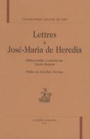 Lettres à José-Maria de Heredia